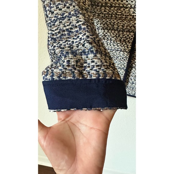 Lafayette 148 Branson Stand Collar Tweed Jacket Sz. M - Picture 7 of 11